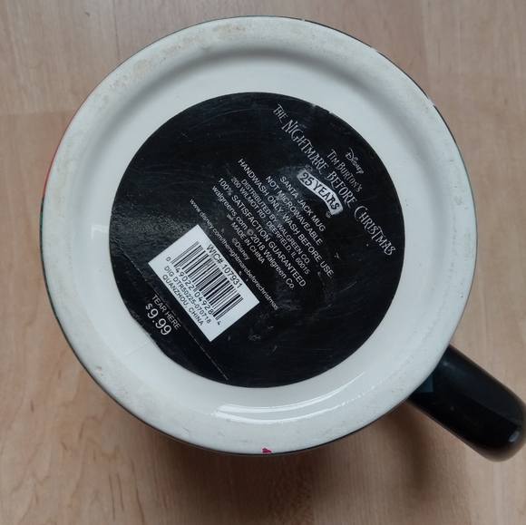 4/$15 Disney NIGHTMARE BEFORE CHRISTMAS Santa Jack Mug 25 Anniversary 3D Spinner - Picture 7 of 13